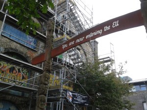 Het verlaten van Christiania is het binnenkomen van de EU