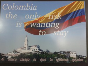 De toeristische slogan van Colombia, met gevoel voor zelfspot
