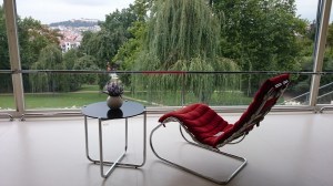 Het uitzicht op Brno vanuit de woonkamer is adembenemend mooi.